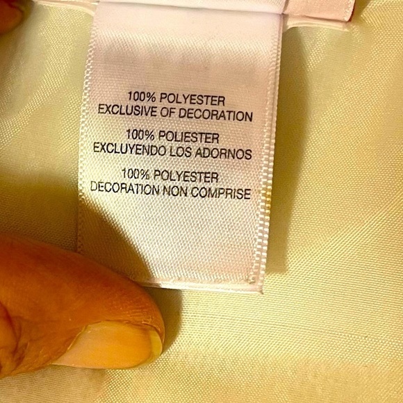 BLOOME DE JEUNE FILLE White Faux Fur Cropped Jacket Girls Size 10-12 - Picture 9 of 11